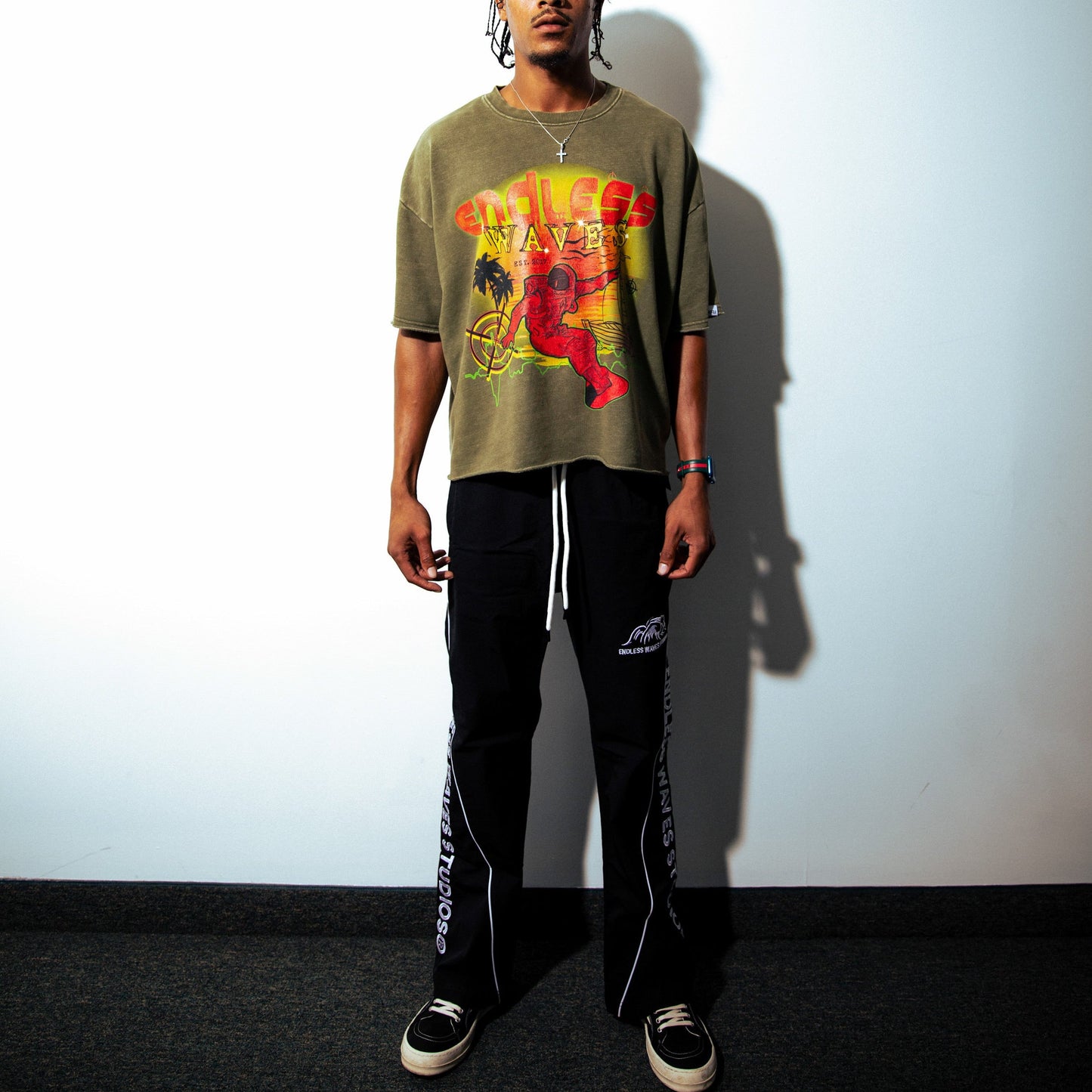 Nylon Pants (Black)