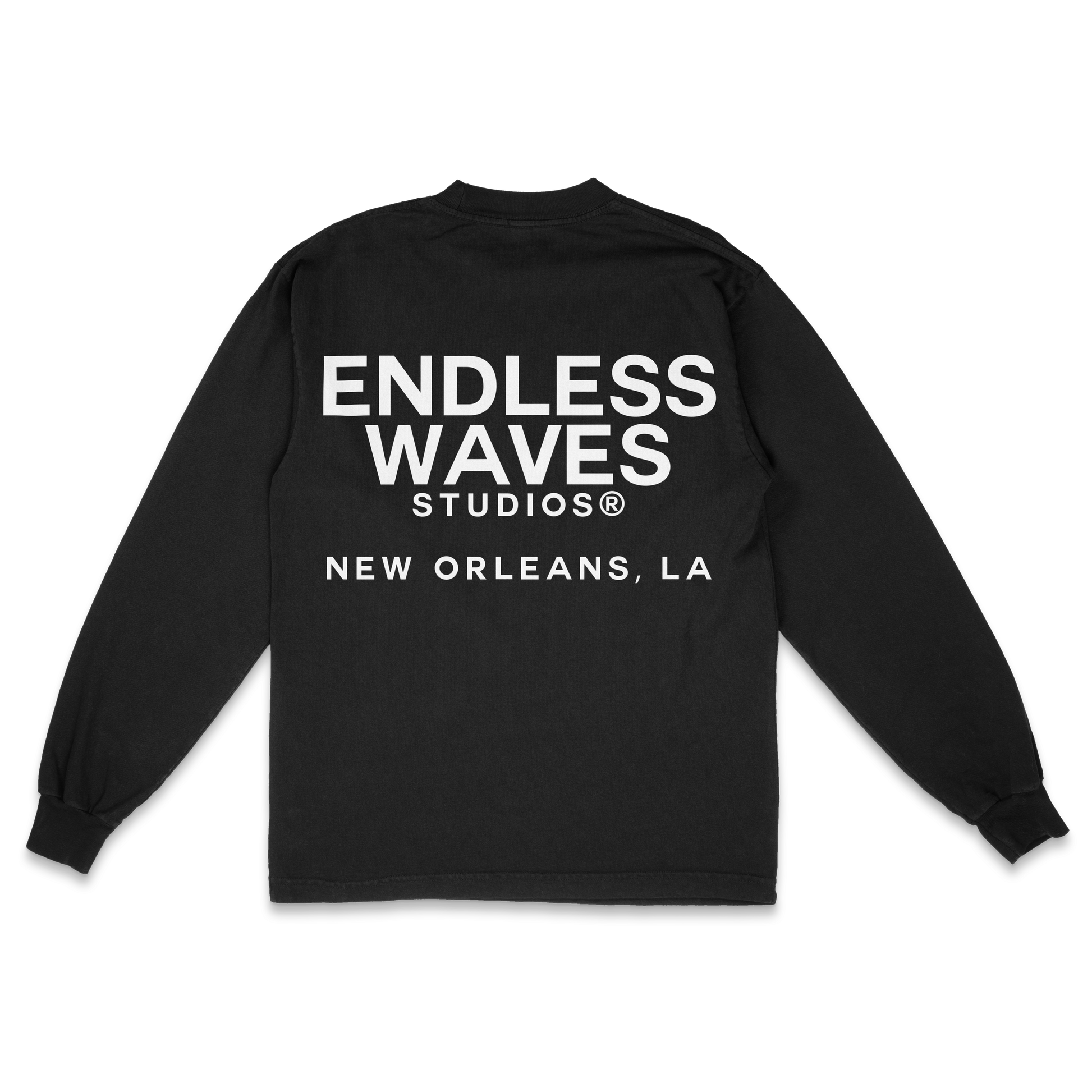 Mardi Gras "Endless" v3 Tee (Black, Back)
