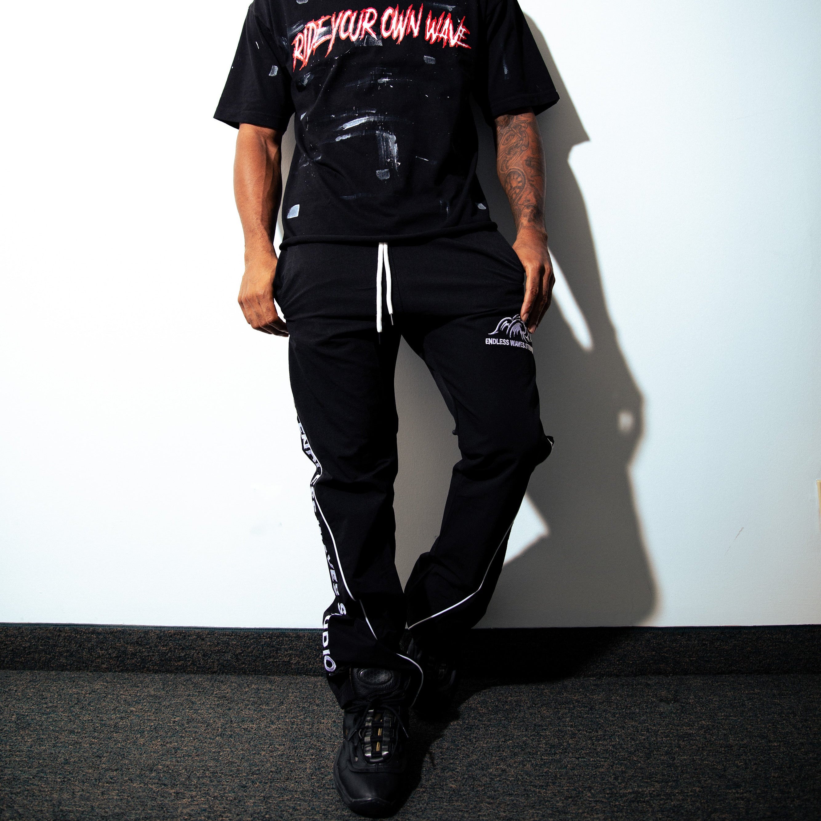 Nylon Pants (Black) – Endless Waves Studios