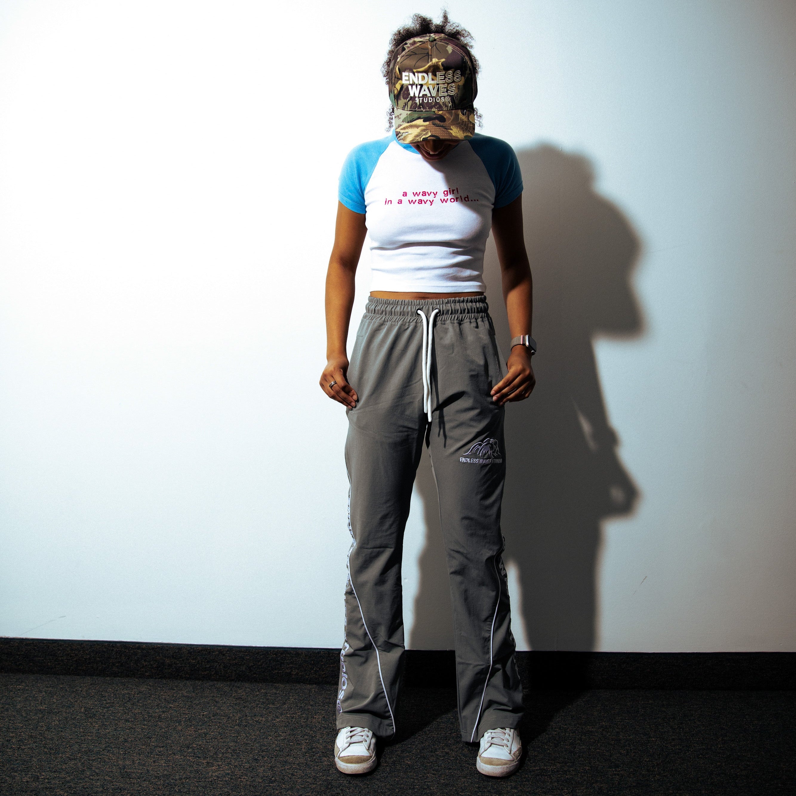 Nylon Pants (Grey)